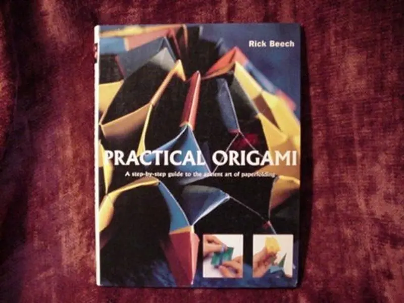 USED Book - Practical Origami: A Step-by-Step Tutorial Craft Guide with Instructions by Rick Beech (Softcover, English)