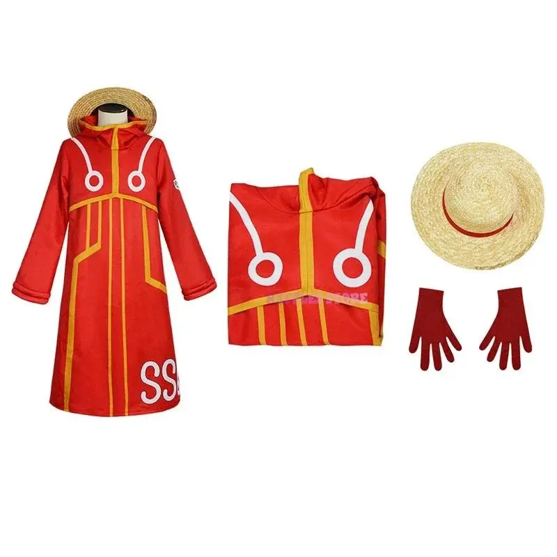 Adlut Kid 1pc cosplay costume GG Pirates monkey cosplay egghered Carnaval 1piece Halloween Cosplay uniforms Unisex men suit hat