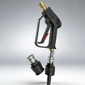 3/8 Inch Quick Connect High Pressure Washer Hose Adapter, Garden Hose Connectors, Connects to K Series/lava Hose, 5000 Psi Stainless Steel