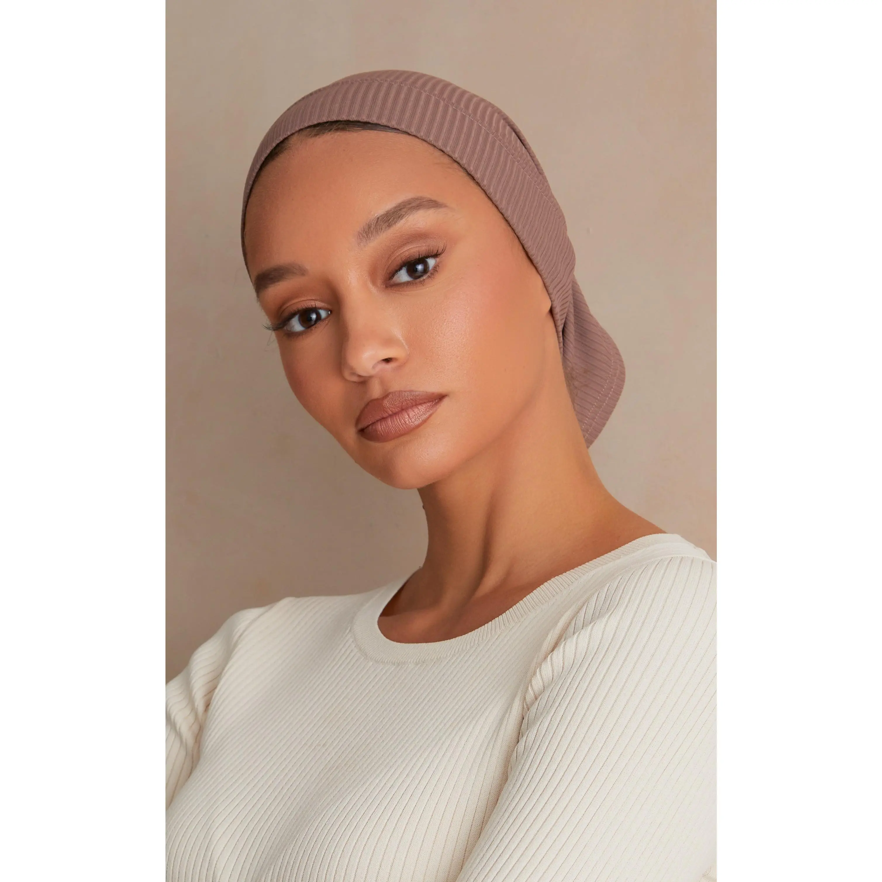 Ribbed Under Scarf