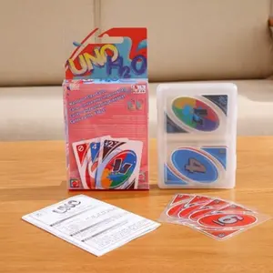 H2o Card Game, Splash-Proof, Leak-Proof, Transparent PVC Plastic, Toy, Uno Board Game, Birthday Gift, Multiplayer Table Game