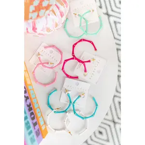 Classic Bamboo Hoops - Mint