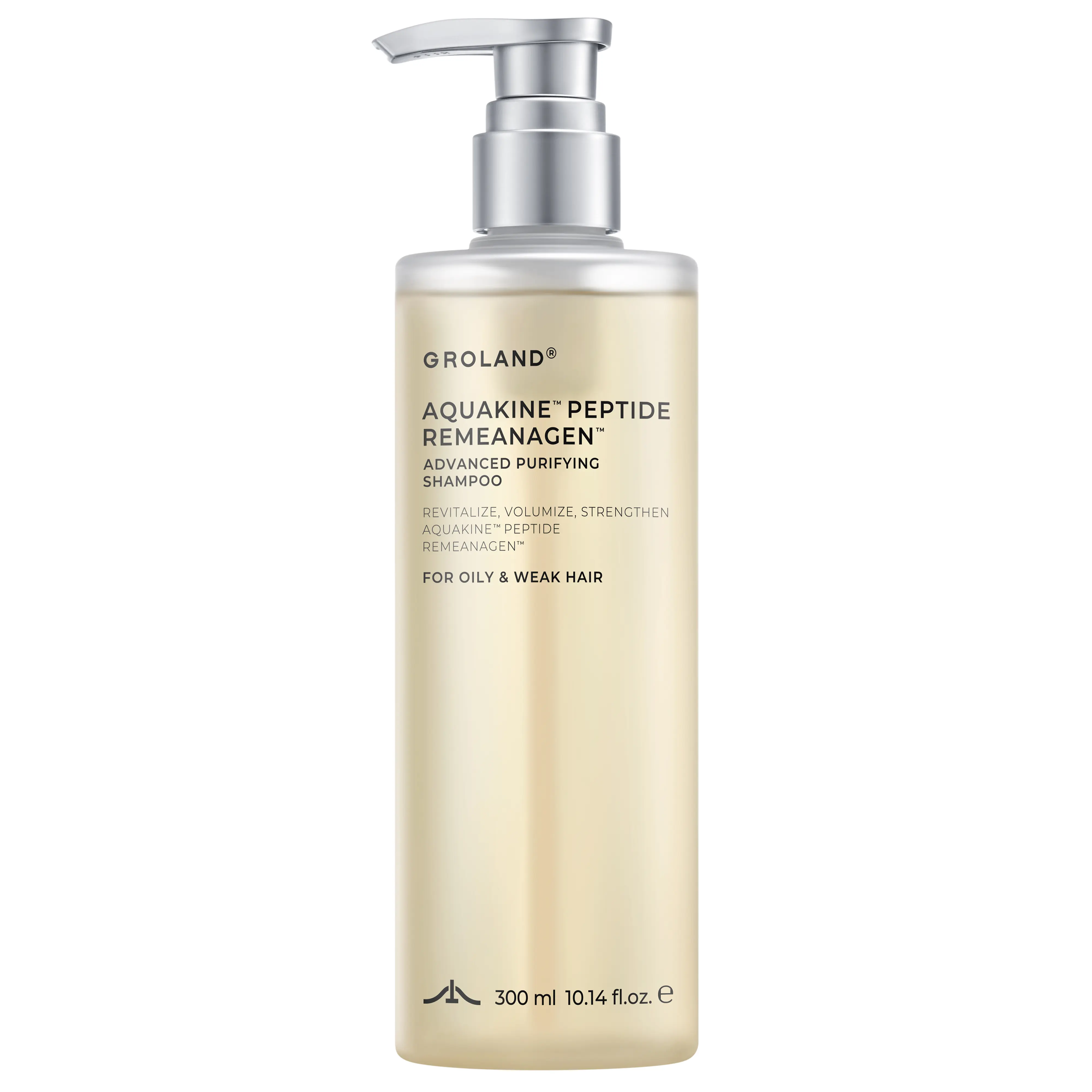 GROLAND Rosemary Shampoo for Oily Hair with Caffeine, Clarifying & Oil Control Scalp Care,Fuller looking hair ,Made in Korea