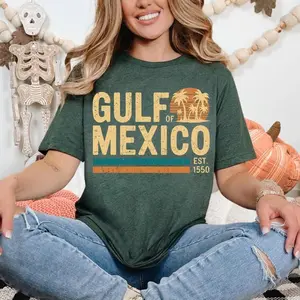 Gulf Of Mexico Est 1550 Shirt, Texas Alabama Mississippi Florida Beach Shirt, Mexico Lover Shirt, Trending Shirt 4572