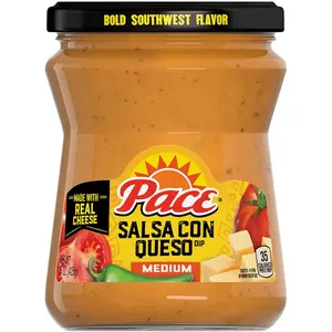 Salsa Con Queso Cheese Dip, Medium, 15 Ounce Jar