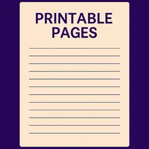 Printable Pages Bundle (20 Sheets)