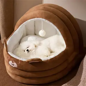 [Fluffy Pet Bed] Soft Fluffy Cat Bed, Warm Dog Bed For Small Dogs - Cute And Cozy Pet Bed