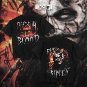 UNDISPUTED Rhea Ripley "WarGames" Heavy Cotton WWE T-shirt - Mami The Eradicator Fan Apparel - Classic Pump Cover Oversized Gift - DTG Printed