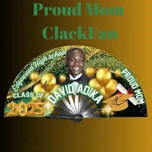 Clack Fan Graduation Design - Hand Decor for Celebrating Achievements