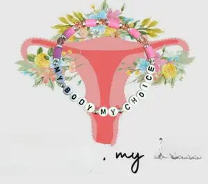 My Body My Choice Beaded Bracelet Feminist Statement Jewelry Bold Letter Beads Vibrant Accents Powerful Charm Handcrafted Women's Rights Rally Wear woman bracelet motivational bracelet shop handmade