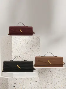 Fashionable Classic Multifunctional PU Leather Handbag, Alligator Pattern, Flip Cover Design, Ideal for Daily Commute and Gifts