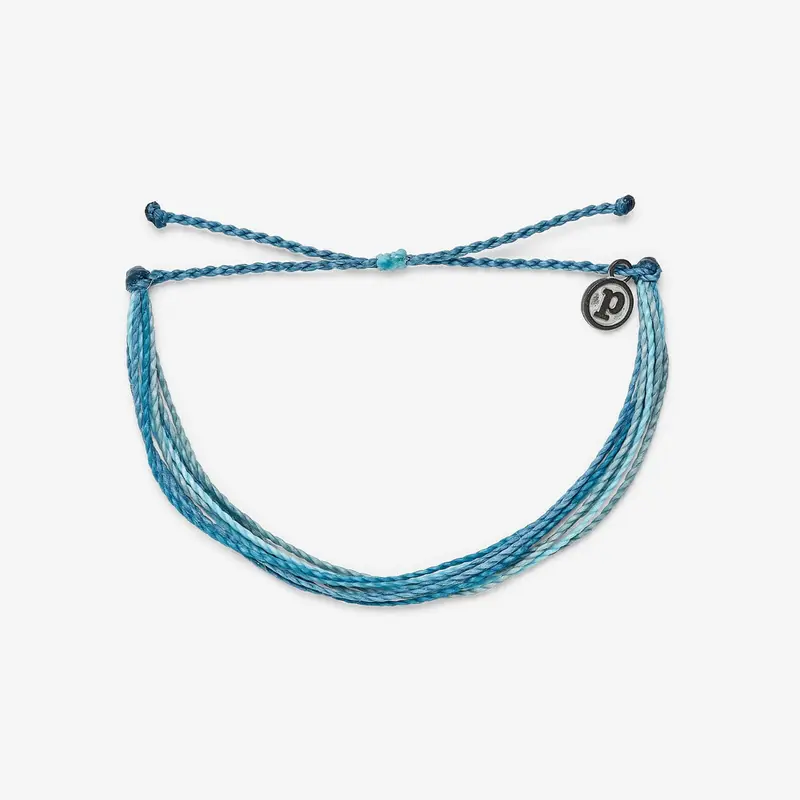 Pura Vida Feel the Sky Bracelet, Waterproof Handmade String Bracelet, Wax-Coated and Adjustable