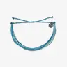 Pura Vida Feel the Sky Bracelet, Waterproof Handmade String Bracelet, Wax-Coated and Adjustable