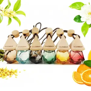 Scented Car Air Freshener - Long Lasting Car Diffuser - Last 60+ Days Premium Cute Essential Oil Car Freshener