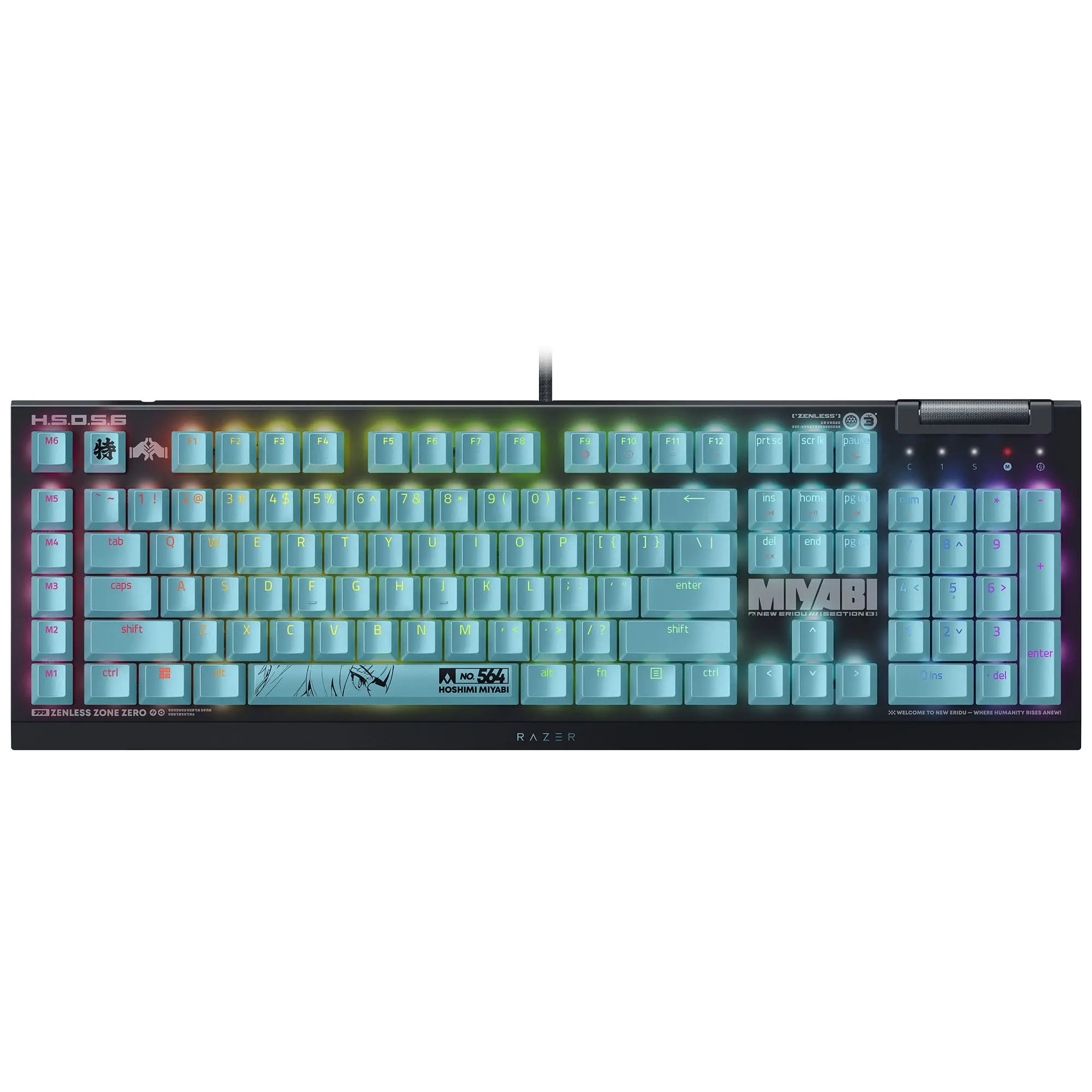 Razer BlackWidow V4 X Mechanical Gaming Keyboard with RGB (Green Switch) Zenless Zone Zero Edition