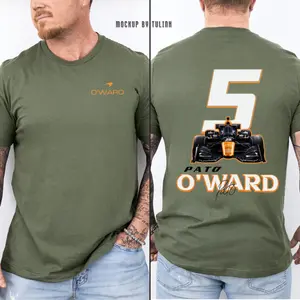 Vintage Pato O’Ward Racing Tee - McLaren No. 5 IndyCar Graphic Shirt - Oversized Motorsports Aesthetic Apparel - Unisex Race Fan Gift