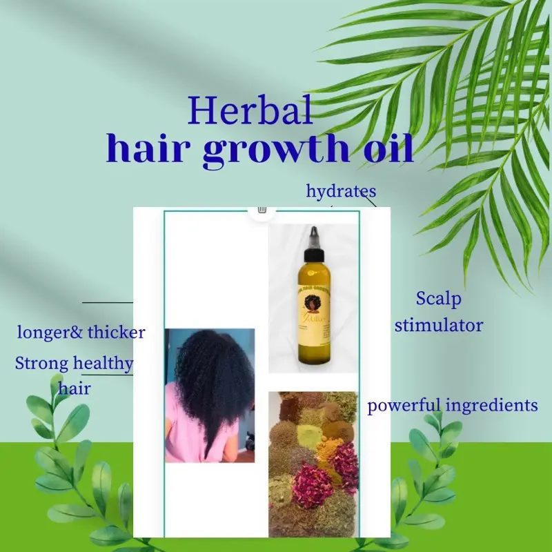 Herbal Hair Growth Butter and Oil - Natural Formula for Hair Care Products