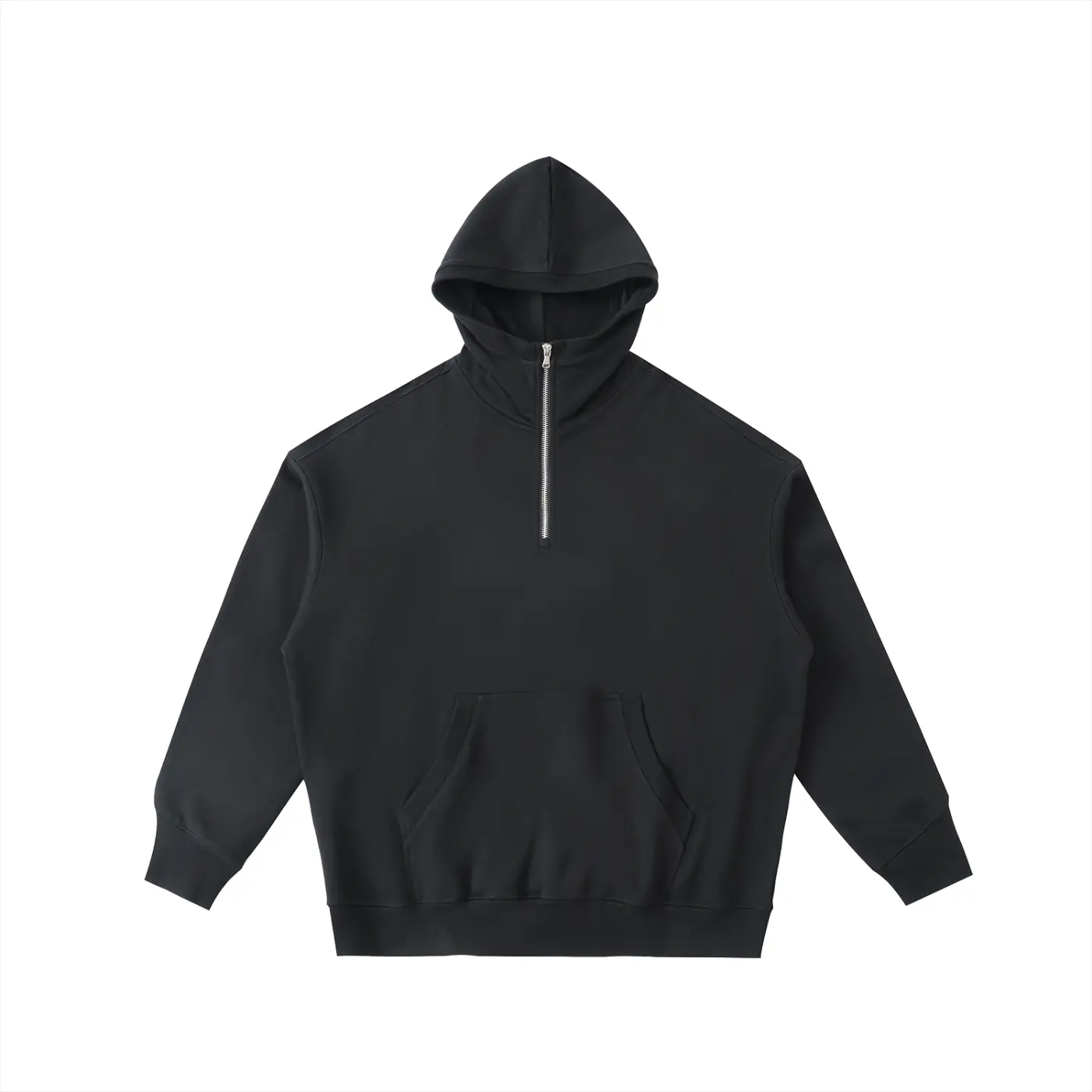 Half-Zip Blank Hoodie