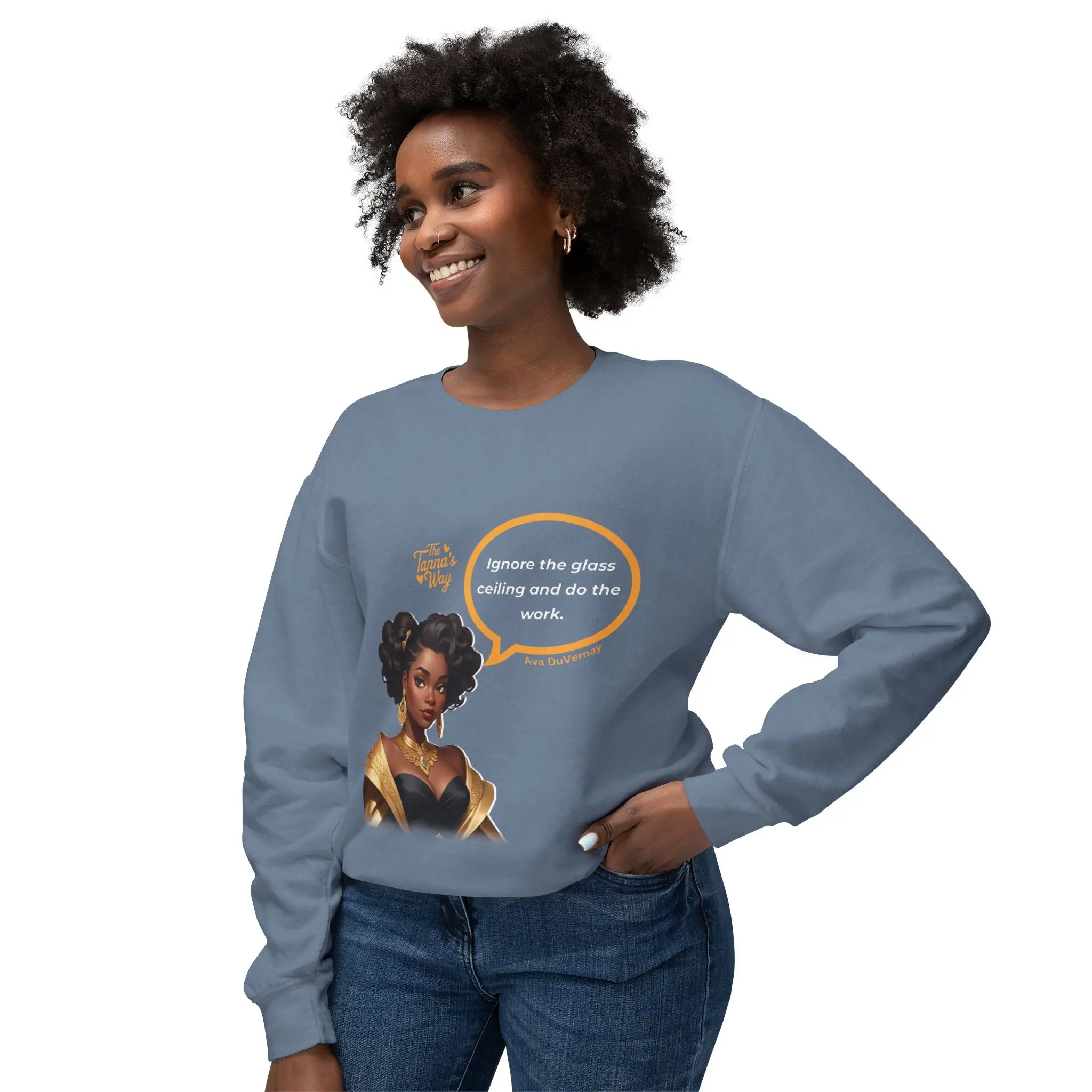 Ava Duvernay | Unisex Lightweight Crewneck Sweatshirt