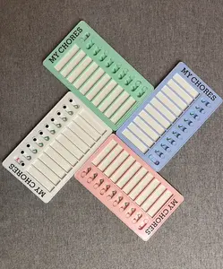 Replaceable Sliding Routine Chart, Chore Chart, Daily Checklist, Kids Daily Tasks, Daily Routine | Personalized | multiple colors