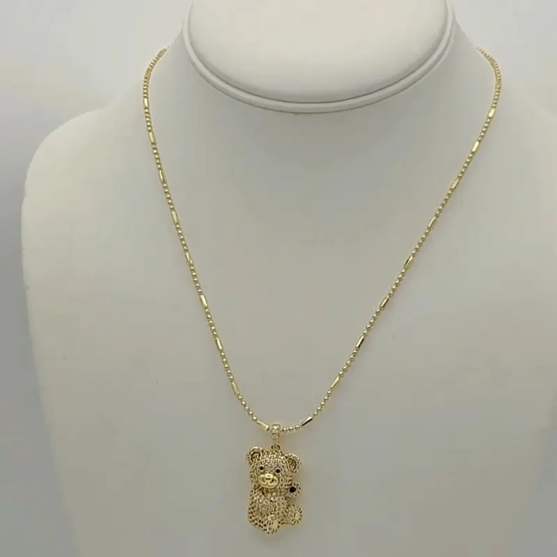 Rodriguezjewelry # 1961 Necklace (18 inch)# 3637 Pendant