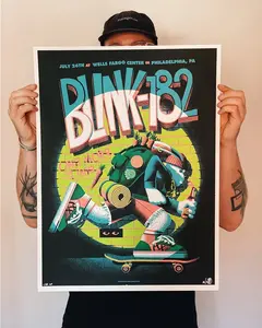 Blink-182 Concert Poster: StreetxSkate Edition