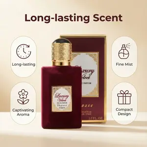 Women's Perfume 30ML Floral Fruity Scent Long-Lasting Light Fragrance Gift for Girlfriend Best Friend Middle Eastern Arabic Style