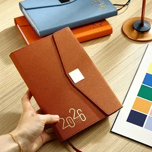 2026 Clipboard Calendar & Planner, 365-Day Time Management Organizer, Golden Clip, English Interior Pages