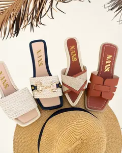 Old Money Sandals - Classic Design with Color Options and Brand Name Embellishment