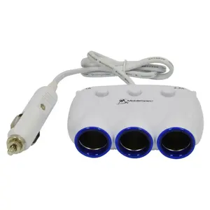 MobileSpec 12V 3-Way Adapter with 2 USB Ports