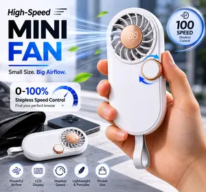 X90 Handheld Fan – Ultimate Flexibility: Powerful airflow with wide coverage, 1200mAh rechargeable battery, 100 speed settings, LED display, 3-in-1 portable fan, comes with 4 stylish stickers, perfect for travel, concerts, and sporting events (White)