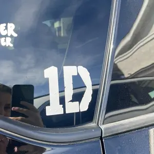 1D car decal
