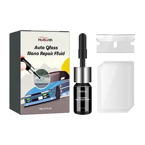 Automotive glass nano repair fluid, automotive windshield crack repair fluid for clear visibility, suitable for all types of vehicles.