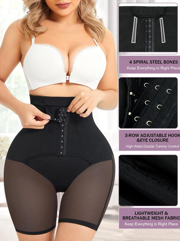 Women's High Waist Shapewear Shorts, Breathable Comfortable Shaper, High Stretch Shapewear Bottoms for Daily Wear Women's High Waist Shapewear Shorts, Breathable Comfortable Shaper, High Stretch Shapewear Bottoms for Daily Wear