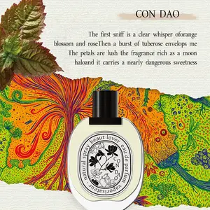 Kun Island Genderless 49ml Perfume - Single Item, Long Lasting Perfume with Neutral Scents, Intense Potency, Orange Blossom & Jasmine Top Notes, Sandalwood Base Note, Ideal for Parties & Dates