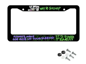 Hahaha Haha Why So Serious Super Evil Funny License Plate Frame, Car Accessories