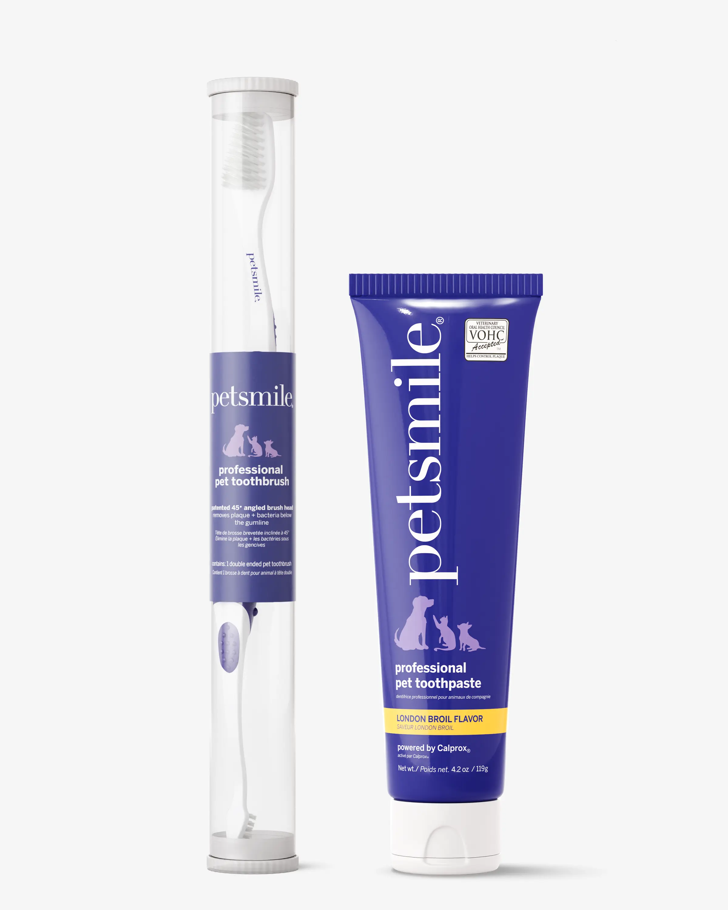 Professional Toothpaste London Broil Large & Professional Pet Toothbrush