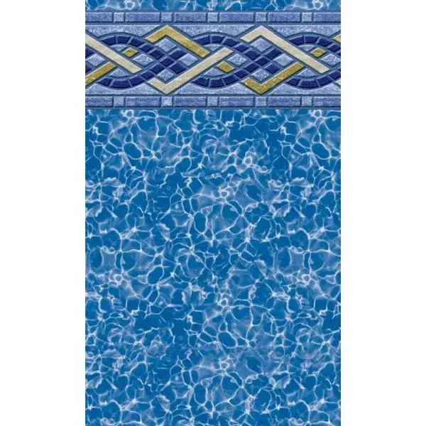 Gli Pool Products 051224OVBPMUB52 Uni-Bead Replacement Pool Liner - 12 x 24 ft. Oval Brighton Prism, 52 in. Deep J-Hook Replacement Beaded Liner