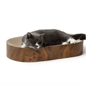 Cozy Cat Scratcher Bowl Capsule (Dark Cherry)