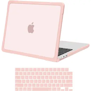 MOSISO Compatible with MacBook Air 13 inch Case M5 2026 M4 2025 M3 M2 2024-2022 A3449 A3240 A3113 A2681, 2 in 1 Kit Crack-Resistant Hard Case with Soft TPU Bumper for MacBook Air 13.6