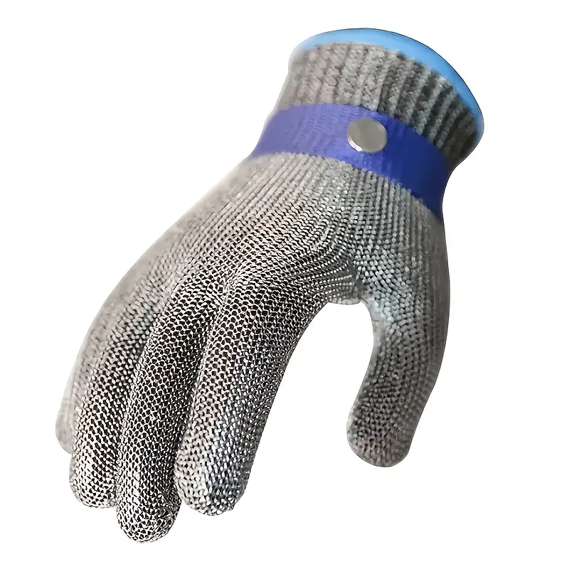 1pc of stainless steel gloves, metal mesh gloves for slaughter, repair, carpentry, kitchen safety, and food preparation, Protective Work Gloves, Strong Work Gloves, Heavy Duty Work Gloves, Safety Gear, holiday gift