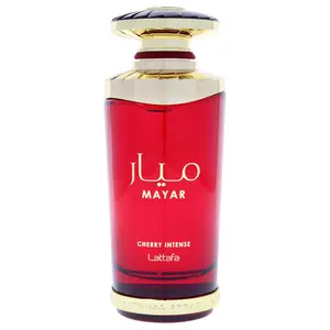 Lattafa Mayar Cherry Intense for Unisex Eau de Parfum Spray, 3.4 Ounce / 100 ml Sweet Fruity Fragrance Fragrance Lovers