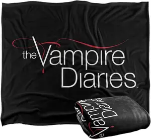 Vampire Diaries Blanket, 60"x80" Tvd Logo Silky Touch Super Soft Throw Blanket