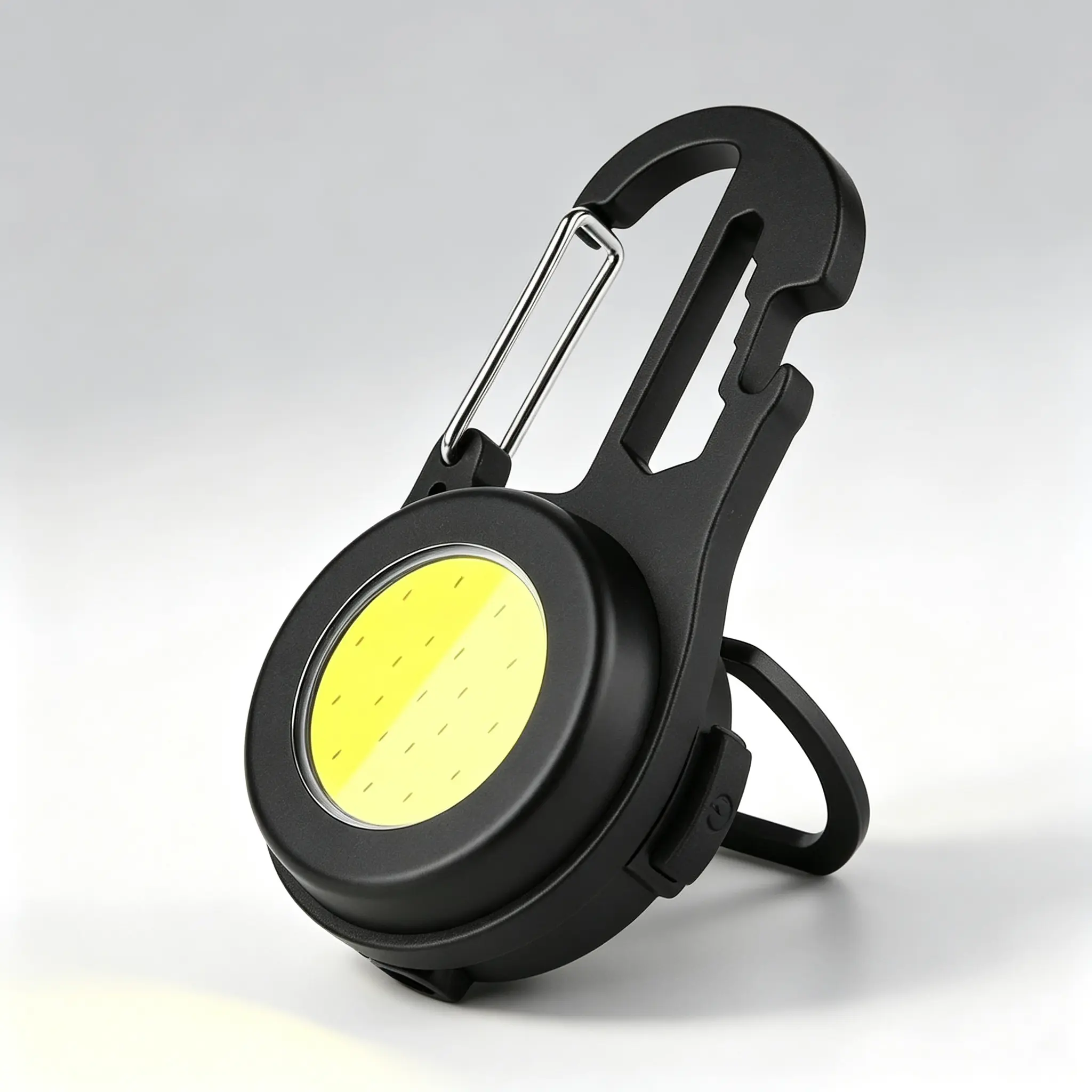 6-in-1 Multifunctional Fashion Keychain - Mini Waterproof Flashlight, Bottle Opener for Camping, Hiking, Everyday Emergency Use