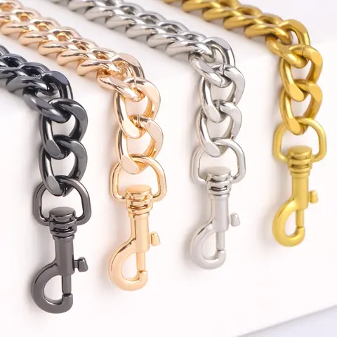 Fashion Chain Strap for Bag, Removable Bag Strap for Women's Handbag, Fashion Bag Accessories for Daily Use, Classic Fashionable Bag Chains For Handbags, Detachable Chain Strap, Chain For Purse
