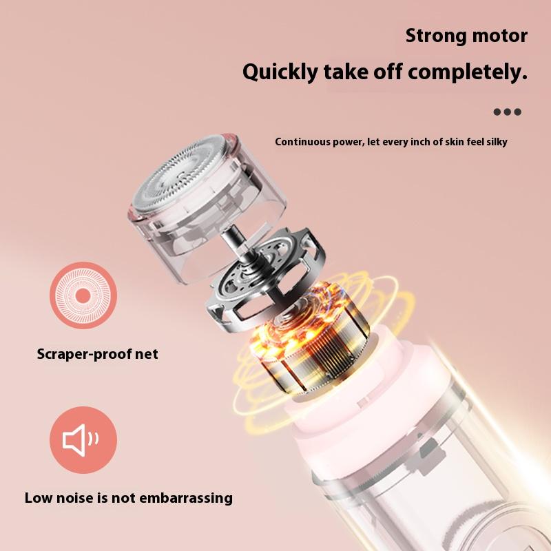 【01】【Rendoo】Private Shaver This rechargeable two-in-one electric shaver with razor function is suitable for both body and facial hair. Its dual-head design allows for painless trimming of pubic hair, face, underarms, and legs.