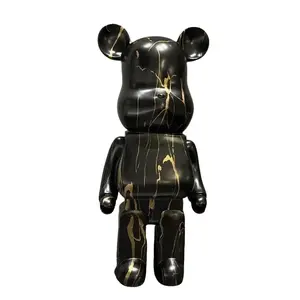 Aesthetic Bear Figure Resin Nordic Bear Statue Figurine Sculpture Luxury Livingroom Decoration Home Ornament Desk Accessories