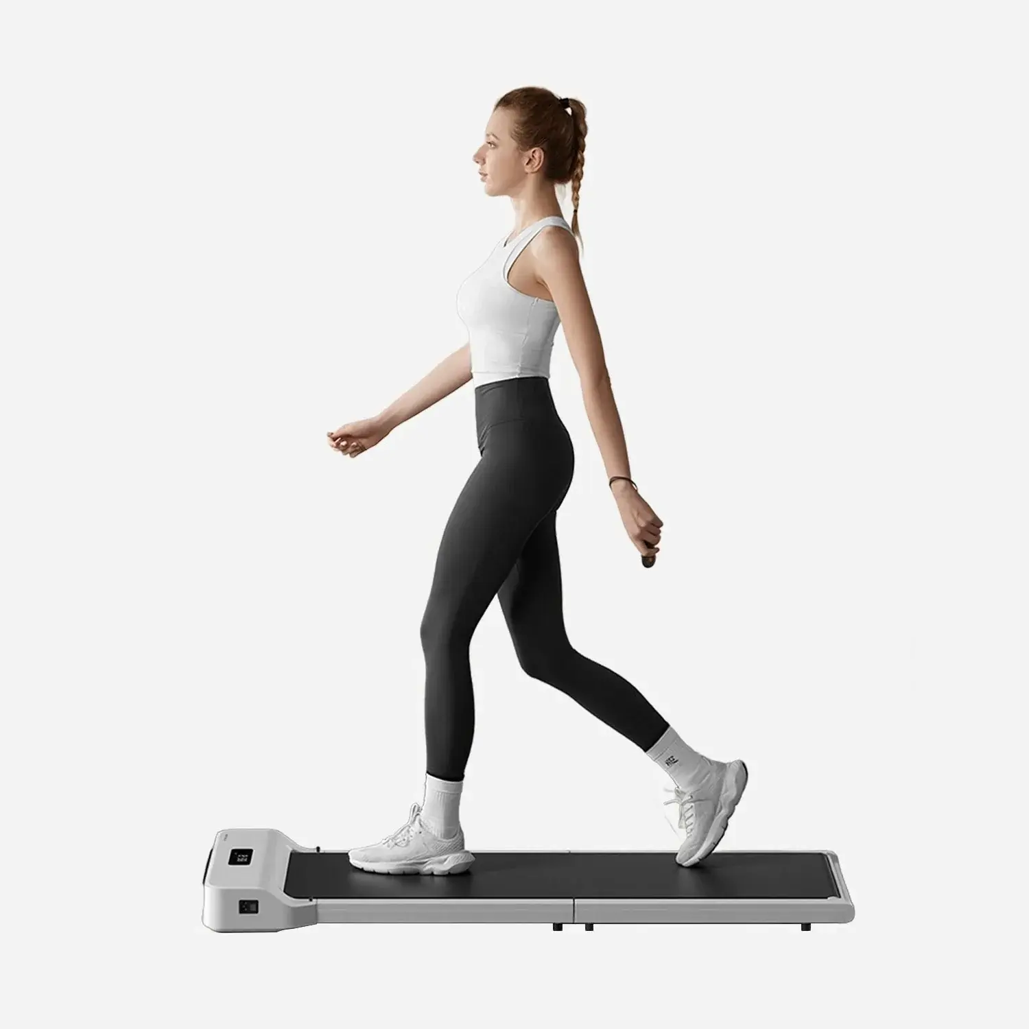 WalkingPad Z1 Collapsible Lightweight Under Desk Treadmill - Sturdy Walking Pad Exercise Machine with Patented 180° Inward-Folding Structure, Built-In Wheels for Home/Office Storage (Vertical Wall, Under Sofas/Beds) for Quality-Life Seekers