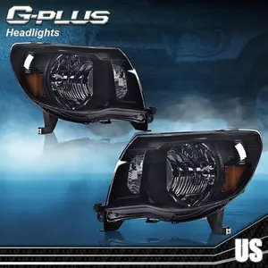 Fit For 05-11 Tacoma 1Pair Left & Right Amber Corner Headlights Headlamps