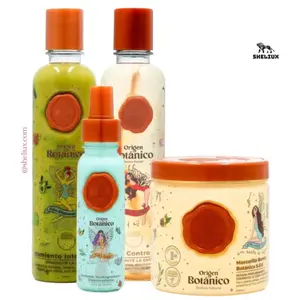 Ritual Botánico – Kit: Ment Shampoo, Intensive Plex Conditioner, Collagen & Biotin Hair Mask, and Heat Protector Lotion